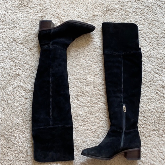 Coach black suede boots - Picture 1 of 2